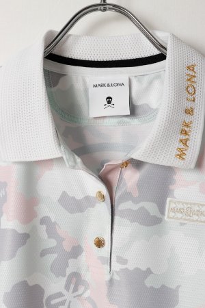 画像4: MARK & LONA マークアンドロナ Element Camo Mesh Polo | WOMEN{-BFA}