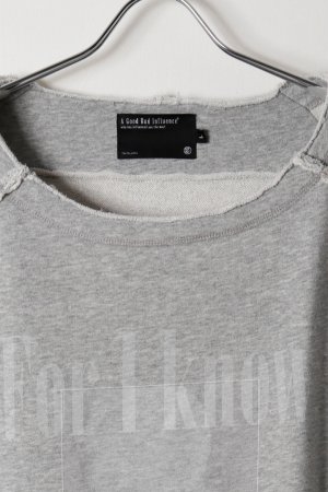 画像2: a good bad influence アグッドバッドインフルエンス FOR I KNOW Faded Lightweight Sweatshirt{-BFA}