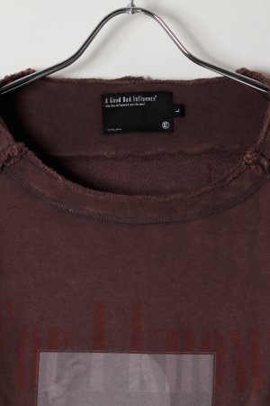 画像2: a good bad influence アグッドバッドインフルエンス FOR I KNOW Faded Lightweight Sweatshirt{-BFA}
