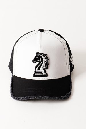 画像2: YOSHINORI KOTAKE DESIGN ヨシノリコタケ YK3DE-CHESS BLK WHT BLK BLK/BLK{-BFA}