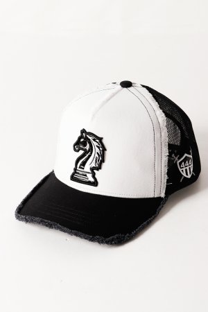 画像1: YOSHINORI KOTAKE DESIGN ヨシノリコタケ YK3DE-CHESS BLK WHT BLK BLK/BLK{-BFA}