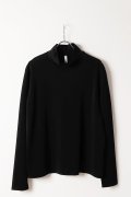 ATTACHMENT アタッチメント コットンダブルフェイススリムフィットハイネックL/Sカットソー{-BFA}