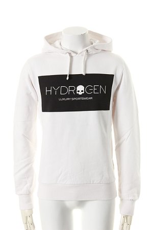 画像1: HYDROGEN ハイドロゲン LOGO HOODIE{210-10119001-100-AEA}