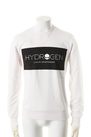 画像1: 【 50%OFF セール｜42,900円→21,450円】 HYDROGEN ハイドロゲン LOGO SWEATSHIRT{210-10139001-100-AEA}