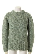 ANN DEMEULEMEESTER アンドゥムルメステール KNIT FILLMORE TURQUOISE MELANGE{1602-4032-260-055-AFA}