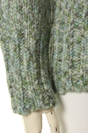 画像5: ANN DEMEULEMEESTER アンドゥムルメステール KNIT FILLMORE TURQUOISE MELANGE{1602-4032-260-055-AFA}