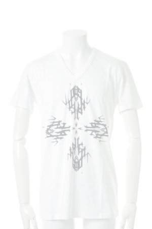 画像1:  {SOLD} ANN DEMEULEMEESTER アンドゥムルメステール TOP SERAPHIN WHITE + PRINT PRIDE BLACK {2101332011-004(132-3855/220)-ACA}  :2101332011-004-7 