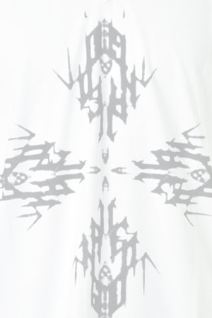 画像4:  {SOLD} ANN DEMEULEMEESTER アンドゥムルメステール TOP SERAPHIN WHITE + PRINT PRIDE BLACK {2101332011-004(132-3855/220)-ACA}  :2101332011-004-7 