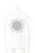  {SOLD} ANN DEMEULEMEESTER アンドゥムルメステール TOP BLINK WHITE+PRINT MIROIR {21-01-352022-00/152-3823-223-AEA}  :2101352022-905 