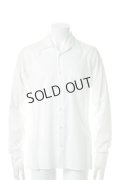 {SOLD}ANN DEMEULEMEESTER アンドゥムルメステール SHIRT COTONE WHITE{2101832007-004(132-3606/120)-ACA}