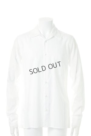 画像1: {SOLD}ANN DEMEULEMEESTER アンドゥムルメステール SHIRT COTONE WHITE{2101832007-004(132-3606/120)-ACA}