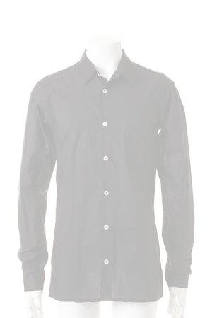 画像1:   ANN DEMEULEMEESTER アンドゥムルメステール SHIRT COTONE BLACK {2101841001-013(1413600120)-ADS}  :2101841001-013-5 