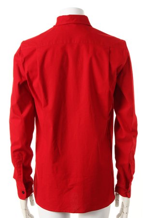 画像2: ANN DEMEULEMEESTER アンドゥムルメステール SHIRT GRATTE RED{21-01-852024-00/152-3610-154-AEA}