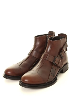 画像2: ANN DEMEULEMEESTER アンドゥムルメステール SHOES VITELLO OLIO LAVATO BROW{1602-4202-372-060-AFA}