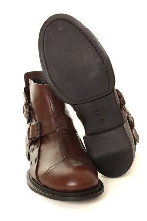 画像5: ANN DEMEULEMEESTER アンドゥムルメステール SHOES VITELLO OLIO LAVATO BROW{1602-4202-372-060-AFA}