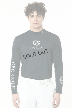 画像1: {SOLD}CPG GOLF シーピージーゴルフ グラフィックモックネックLS（ロングスリーブ）{-BDS}