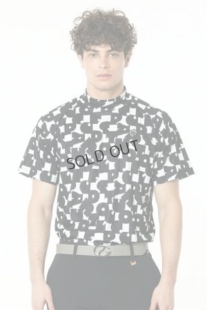 画像1: {SOLD}CPG GOLF シーピージーゴルフ 70’S調タイポグラフィプリントモックネックSS（ショートスリーブ）｜MEN{-BDS}