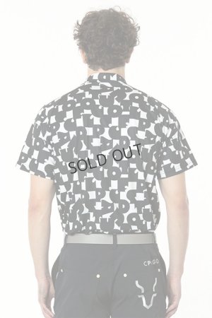 画像2: {SOLD}CPG GOLF シーピージーゴルフ 70’S調タイポグラフィプリントモックネックSS（ショートスリーブ）｜MEN{-BDS}