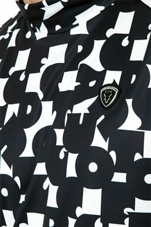 画像4: 【 40%OFF セール26,400円→15,840円】 CPG GOLF シーピージーゴルフ 70’S調タイポグラフィプリントモックネックSS（ショートスリーブ）｜MEN{-BDS}