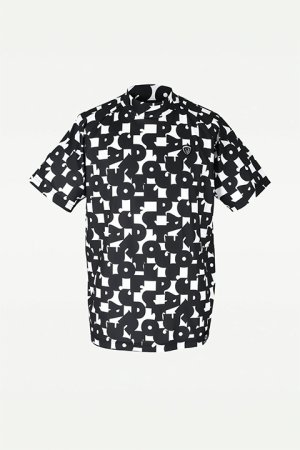 画像5: 【 40%OFF セール26,400円→15,840円】 CPG GOLF シーピージーゴルフ 70’S調タイポグラフィプリントモックネックSS（ショートスリーブ）｜MEN{-BDS}