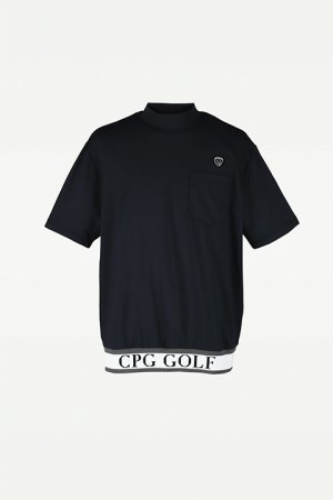 画像5: 【 40%OFF セール33,000円→19,800円】 CPG GOLF シーピージーゴルフ 裾JQテープ付きモックネックSS{-BDS}