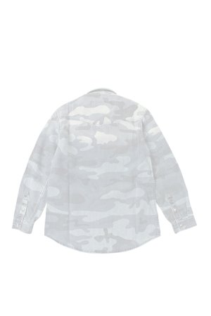 画像2:   ★KIDS/BABY★ HYDROGEN KIDS ハイドロゲン キッズ MILITARY DENIM AVVOCATO SHIRT{212-31659003-505-AFA}