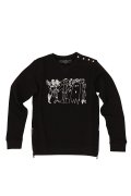 ★KIDS/BABY★ HYDROGEN KIDS ハイドロゲン キッズ MONSTER PARTY CREWNECK SWEAT SHIRT{212-31739001-150-AFA}