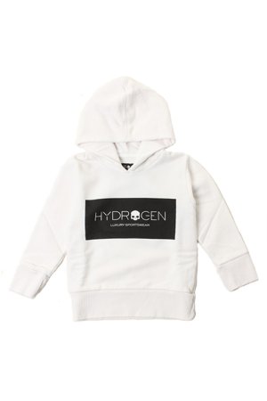 画像1: ★KIDS/BABY★ HYDROGEN KIDS ハイドロゲン キッズ LOGO HOODIE{212-10119001-100-AEA}