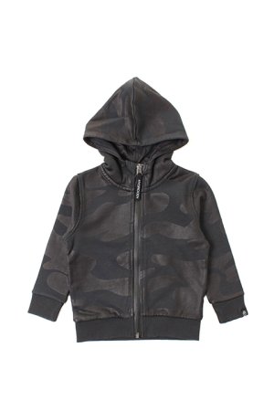 画像1: ★KIDS/BABY★ HYDROGEN KIDS ハイドロゲン キッズ BLACK CAMO HOODIE ZIP{212-10440001-155-AEA}