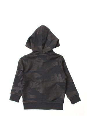 画像2: ★KIDS/BABY★ HYDROGEN KIDS ハイドロゲン キッズ BLACK CAMO HOODIE ZIP{212-10440001-155-AEA}