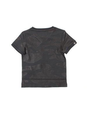 画像2: ★KIDS/BABY★ HYDROGEN KIDS ハイドロゲン キッズ BLACK CAMO V NECK TSHIRT{212-10441001-155-AEA}