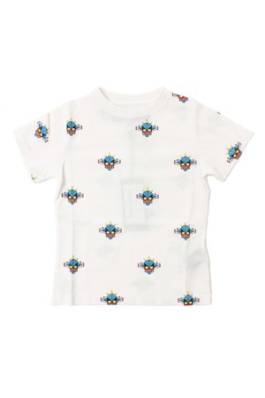 画像1: ★KIDS/BABY★ HYDROGEN KIDS ハイドロゲン キッズ H-ROBOT ALLOVER TSHIRT{212-10641001-100-AEA}