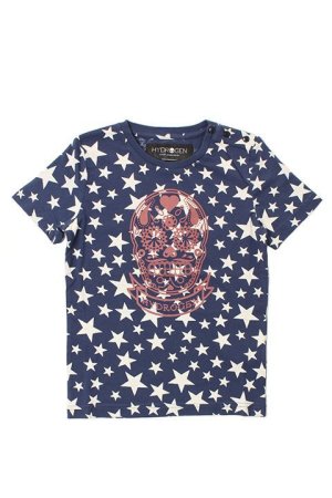 画像1: ★KIDS/BABY★ HYDROGEN KIDS ハイドロゲン キッズ ALLOVER STAR T-SHIRT{212-21741001-510-AFS}