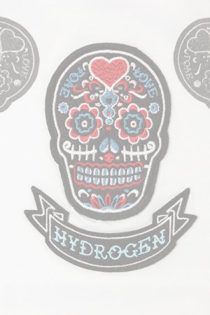 画像4:   ★KIDS/BABY★ HYDROGEN KIDS ハイドロゲン キッズ LTD ROUND SKULL T-SHIRT{212-21941001-100-AFS}