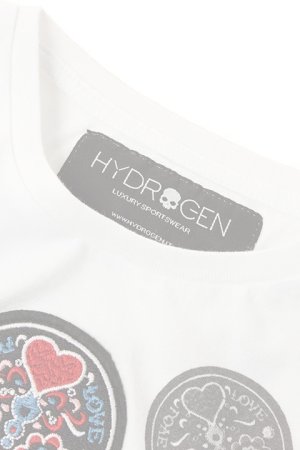 画像5:   ★KIDS/BABY★ HYDROGEN KIDS ハイドロゲン キッズ LTD ROUND SKULL T-SHIRT{212-21941001-100-AFS}
