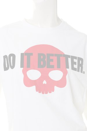 画像4:   HYDROGEN ハイドロゲン DO IT BETTER T-SHIRT{213-60841001-100-AHS}