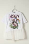 MSGM エムエスジーエム T-SHIRT（レディース）{-BAS}