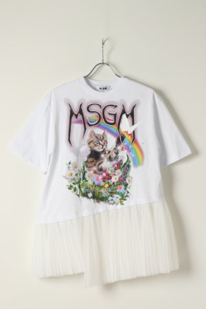 画像1: MSGM エムエスジーエム T-SHIRT（レディース）{-BAS}