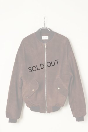 画像1: {SOLD}MAYO メイヨー MA-1 leather JKT{-BBS}