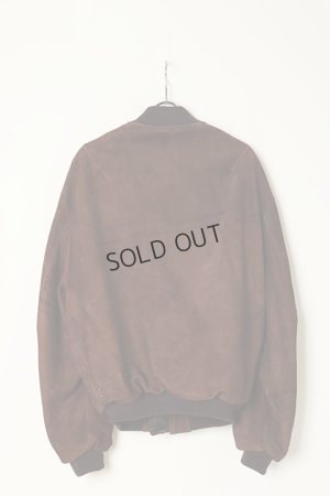 画像2: {SOLD}MAYO メイヨー MA-1 leather JKT{-BBS}