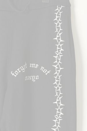 画像2: MAYO メイヨー Forget me not SWEAT{21MY-PT55-BLK-BAA}