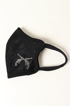 画像4: roarguns ロアーガンズ NEW LOVE AND PEACE JACQUARD MASK BLACK / CRYSTAL{-BAS}