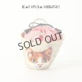 {SOLD}CAT IN DA HOUSE! キャット・イン・ダ・ハウス カゴバッグSmall 三毛猫{-BJS}