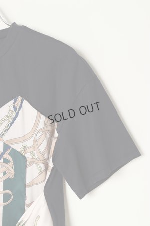 画像3: {SOLD}グレースコンチネンタル｜GRACE CONTINENTAL グレースクラス GRACE CLASS スカーフコンビトップ{0221242100-16NVY-BAS}