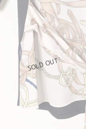 画像4: {SOLD}グレースコンチネンタル｜GRACE CONTINENTAL グレースクラス GRACE CLASS スカーフコンビトップ{0221242100-16NVY-BAS}