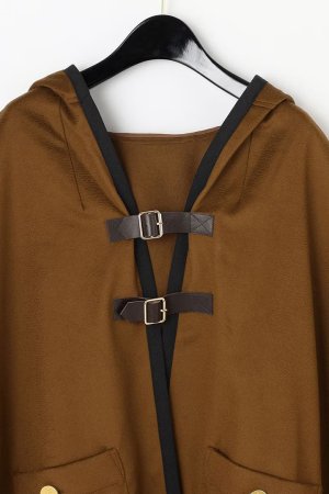 画像11: 【 40%OFF セール49,500円→29,700円】 グレースコンチネンタル｜GRACE CONTINENTAL グレースクラス GRACE CLASS ファーフードwoolポンチョ{0221484536-21BRW-BAA}