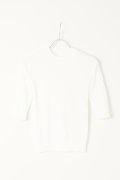  {SOLD} グレースコンチネンタル｜GRACE CONTINENTAL グレースクラス GRACE CLASS 細リブニットトップ{0222343132-01WHT-BBA}