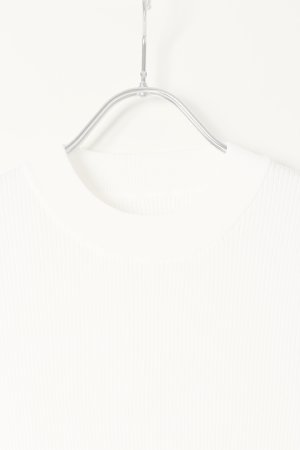 画像2:   グレースコンチネンタル｜GRACE CONTINENTAL グレースクラス GRACE CLASS 細リブニットトップ{0222343132-01WHT-BBA}
