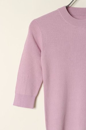 画像3: 【 30%OFF セール｜24,200円→16,940円】 GRACE CLASS グレースクラス／GRACE CONTINENTAL グレースコンチネンタル 細リブニットトップ{0222343132-09LVD-BBA}