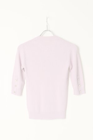 画像5:  {SOLD} グレースコンチネンタル｜GRACE CONTINENTAL グレースクラス GRACE CLASS 細リブニットトップ{0222343132-09LVD-BBA}